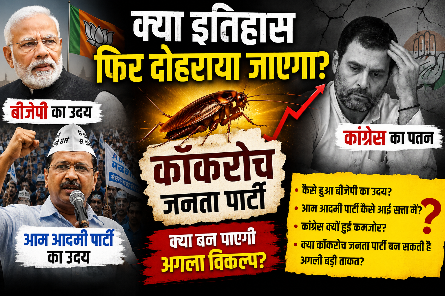 भारत की राजनीति में समय-समय पर ऐसे दौर आते रहे हैं