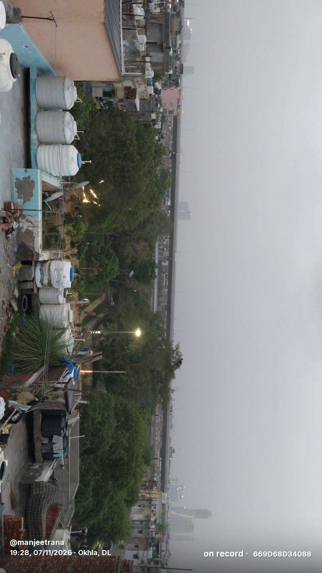 Beautiful view of DDA Centre Park and Mumbai Expre